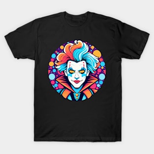 Clown Halloween Illustration T-Shirt